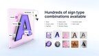 Hundreds of sign type options (PRNewsfoto/Sign Customiser)