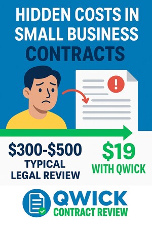 QwickContractReview Launches $19 AI Contract Review to Give Small Businesses Fast, Affordable Clarity