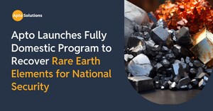 Apto Solutions Launches Fully Domestic Program to Recover Rare Earth Elements for National Security