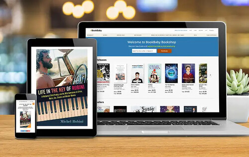 With Bookshop authors can sell printed books, eBooks, and Audiobooks direct to readers.