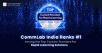 CommLab India Ranks #1 Provider of Rapid eLearning Solutions