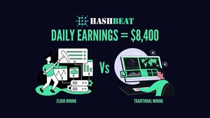 Cloud Mining VS Traditional Mining: Why XRP Investors Prefer HashBeat.com for Earning Up to $8,400 a Day