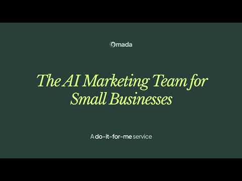 Omada.ai Launches the World's First AI Marketing Team for SMBs -- a Growth Engine Built to Power Main Street