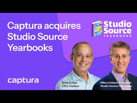 Captura acquires Studio Source Yearbooks bringing end-to-end yearbook operations into the Captura ecosystem