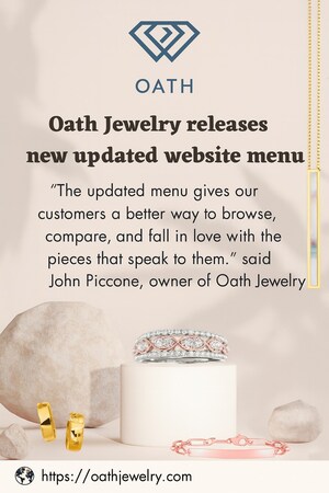 Oath Jewelry Launches Updated Website Menu to Enhance Shopping Experience