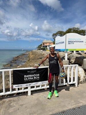 UK-Based Athlete Rey Successfully Completes 100+ KM Tribute and Fundraising Run Honouring His Bajan Heritage