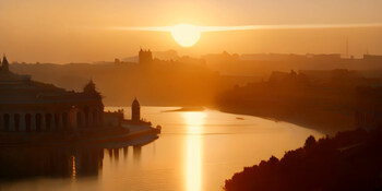 A frame from "Roma Pons Mundi"