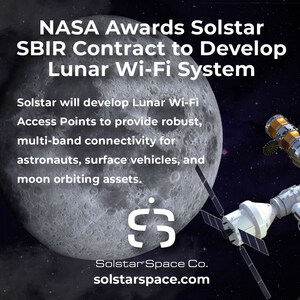 NASA Awards Solstar Space SBIR Contract to Develop Lunar Wi-Fi System