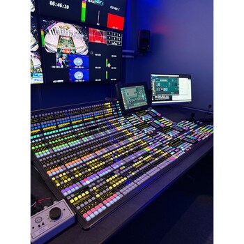 Switcher in one of BMG's NOC Control Rooms