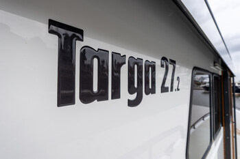 Targa 27.2 Name embossed on the Pilot House