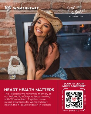 Turning Grief into Action: WomenHeart and Stanton &amp; Bowery Hospitality Honor Iga Obrycka Through Heart Health Awareness